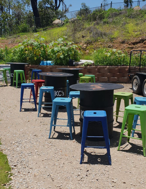 Bar stools and tables | Kenny's Mobile Event Hire
