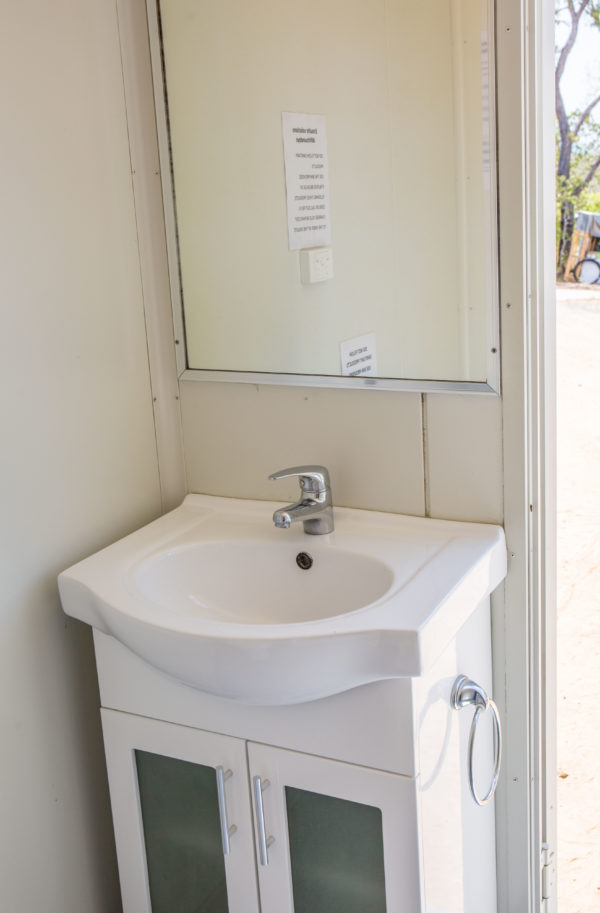 Ensuite sink | Kenny's Mobile Event Hire